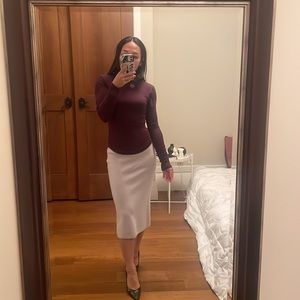 Plum Aritzia Sunday Best turtleneck